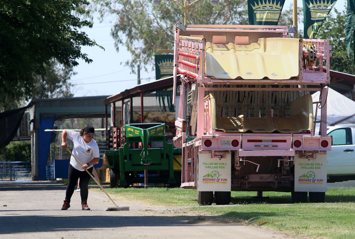 Kings Fair readying the fair